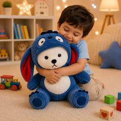 HonneyHearts Blue Puppy Plush Toy