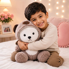 HonneyHearts Brown Bear Hoodie Plush Toy