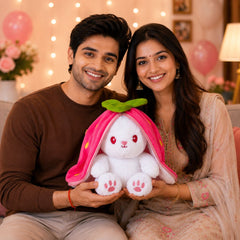 HoneyHearts Strawberry Bunny Plush Toy