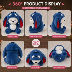 HonneyHearts Blue Puppy Plush Toy