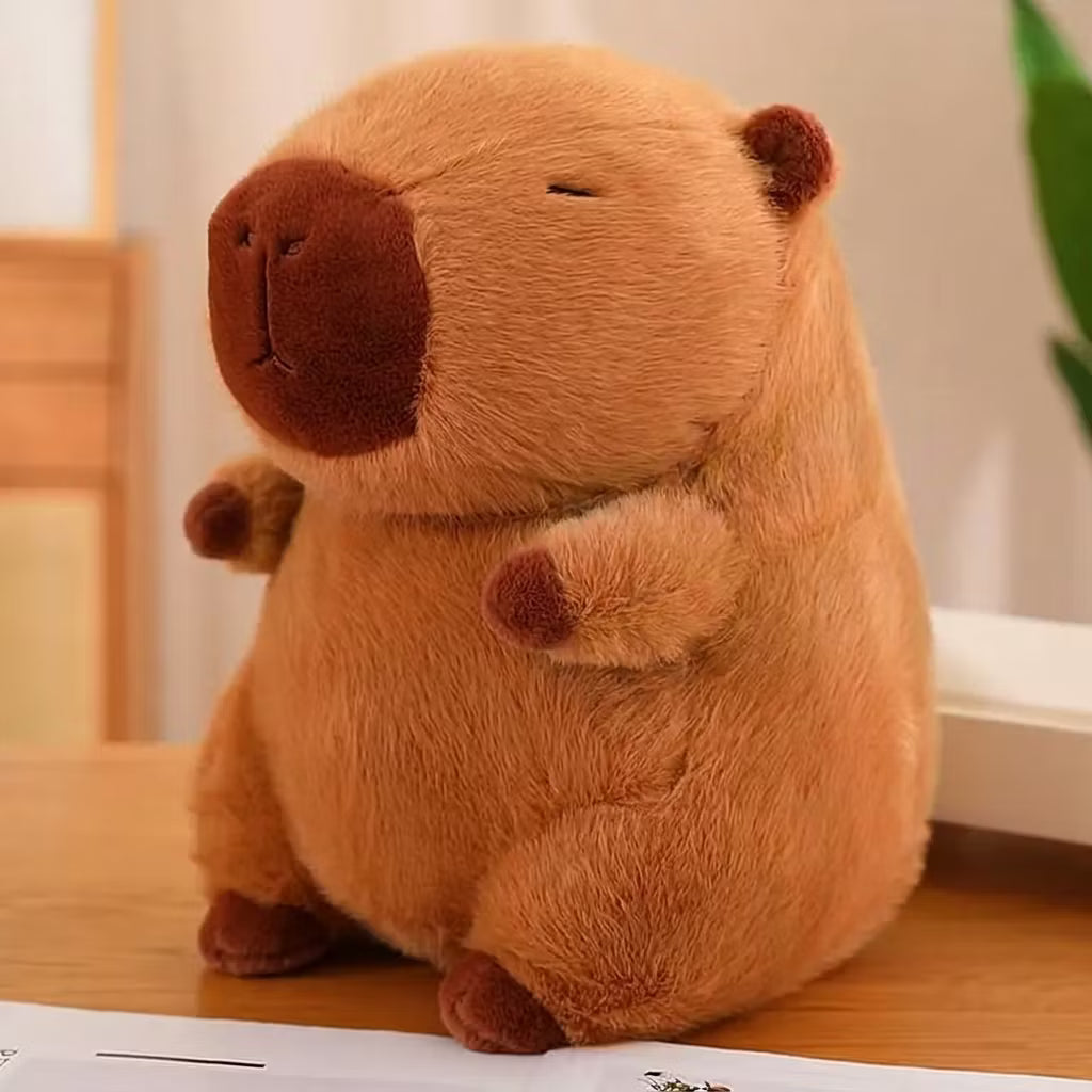 Capybara Plush With Turtle Bag Plushies Squishy Pillow Toy