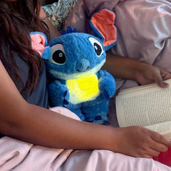 HonneyHearts Blue Stitch Plush Toy with Soft Glow Light