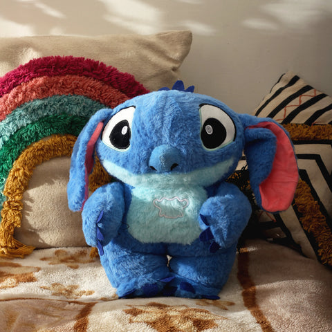 HonneyHearts Blue Stitch Plush Toy with Glow Light