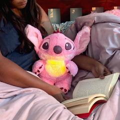 HonneyHearts Blue Stitch Plush Toy with Glow Light