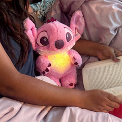 HonneyHearts Blue Stitch Plush Toy with Glow Light