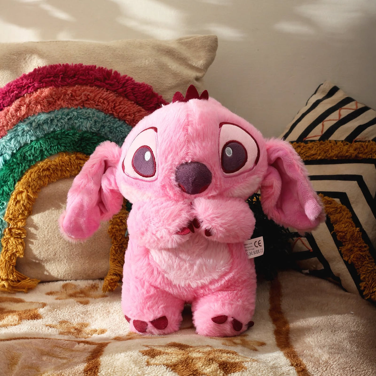 HonneyHearts Blue Stitch Plush Toy with Glow Light